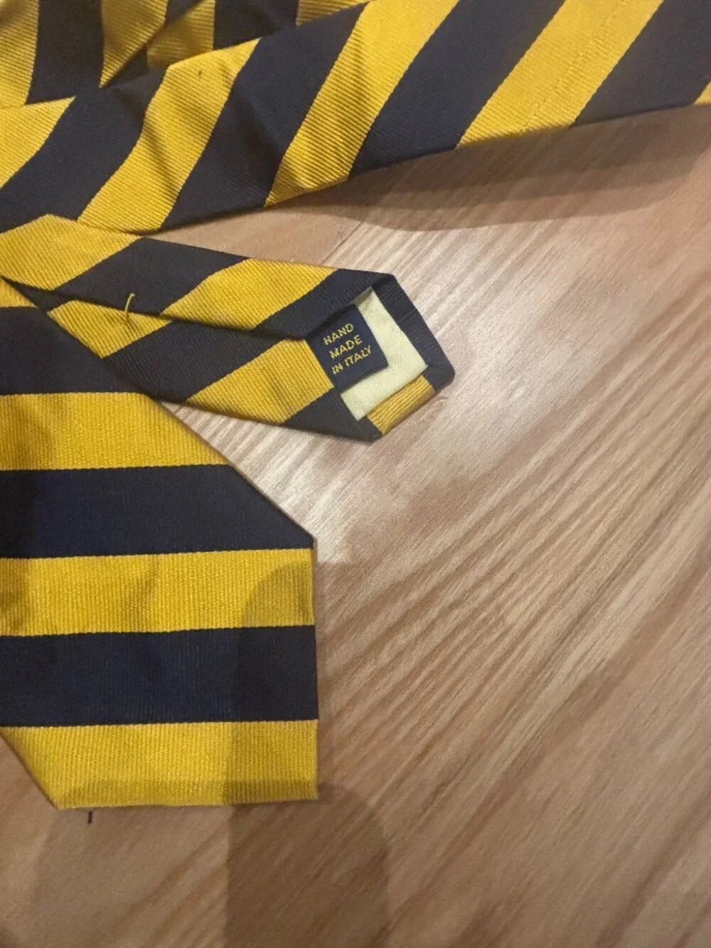 Striped Silk Repp Narrow Tie